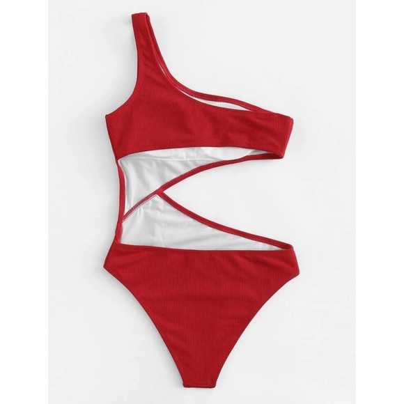 Shein Cut Out One Piece - Picture 2 of 4